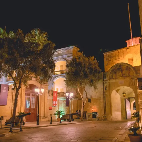 DMC Malta Mdina at night